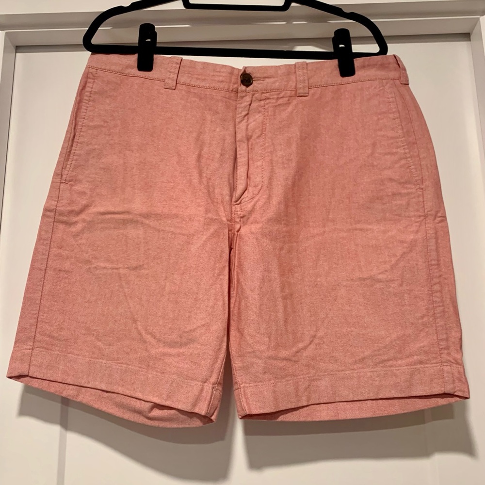 J. Crew Factory Men’s light red/blush shorts - 7” - size 36